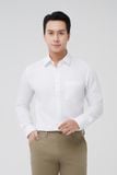  Áo sơ mi trắng nam Merriman mã THMOL477 vải sợi tre 