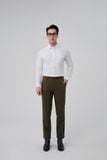  Quần kaki nam 1 ly Merriman mã THMKP029 màu OLIVER 