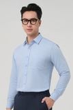  Áo sơ mi nam công sở tay dài Merriman mã THMOL510 màu BLUE 