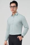  Áo sơ mi nam công sở tay dài Merriman mã THMOL510 màu MINT 