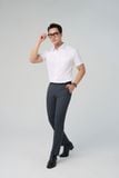  Áo sơ mi trắng nam Merriman mã THMOS488 chất liệu sợi tre 