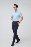  Áo sơ mi nam công sở Merriman mã THMOS496 màu BLUE 