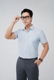 Áo sơ mi nam công sở ngắn tay Merriman mã THMOS496 màu GREY 