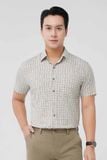  Sơ mi nam caro Merriman mã THMOS501 sợi bamboo cao cấp 