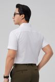  Áo sơ mi trắng nam tay ngắn Merriman mã THMOS503 