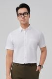  Áo sơ mi trắng nam tay ngắn Merriman mã THMOS503 