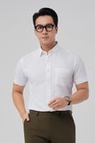  Áo sơ mi trắng nam tay ngắn Merriman mã THMOS503 