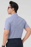  Áo sơ mi nam caro ngắn tay Merriman mã THMOS511 chất liệu sợi tre 