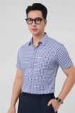  Áo sơ mi nam caro ngắn tay Merriman mã THMOS511 chất liệu sợi tre 