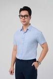  Áo sơ mi nam sợi tre họa tiết caro Merriman mã THMOS515 