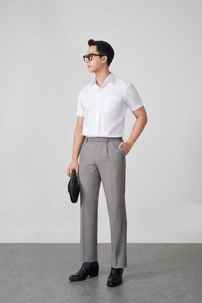 Cập nhật xu hướng thời trang quần tây lưng thun cho người mập