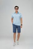  Quần short nam Merriman mã THMQS051 màu Blue 1 