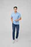  Áo thun polo nam Merriman mã THMTS054 màu Blue 