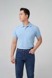  Áo thun polo nam Merriman mã THMTS054 màu Blue 