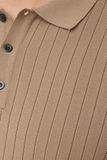  Áo polo nam dệt kim Merriman mã THMTS056 màu Olive 