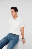  Áo thun nam cao cấp Merriman mã THMTS059 màu WHITE 