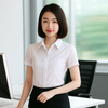  Áo sơ mi nữ trắng công sở Merriman mã THWSS022 