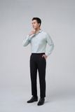  Áo sơ mi công sở nam cao cấp tay dài Merriman mã THMOL473 màu GREEN 