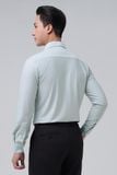  Áo sơ mi công sở nam cao cấp tay dài Merriman mã THMOL473 màu GREEN 