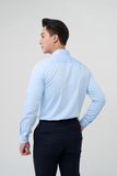  Áo sơ mi nam tay dài màu xanh Merriman mã THMOL475 chất liệu bamboo 