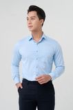  Áo sơ mi nam tay dài màu xanh Merriman mã THMOL475 chất liệu bamboo 