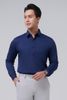  Áo sơ mi nam tay dài Merriman mã THMOL475 chất liệu bamboo màu xanh Navy 