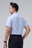  Áo sơ mi công sở nam cao cấp tay ngắn Merriman mã THMOS473 màu BLUE 