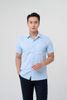  Áo sơ mi nam ngắn tay màu xanh Merriman mã THMOS475 chất liệu bamboo 