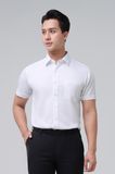  Áo sơ mi trắng nam tay ngắn Merriman mã THMOS476 