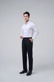  Quần tây nam công sở không ly Merriman mã THMP066 màu Navy 