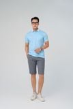  Quần short nam cao cấp Merriman mã THMQS052 màu BLUE 