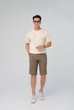  Quần short nam cao cấp Merriman mã THMQS052 màu BROWN 