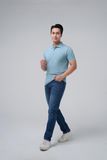  Áo polo nam cao cấp Merriman mã THMTS057 màu N.BLUE 