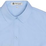  Áo sơ mi nữ sợi tre Merriman mã THWSS020 màu xanh 