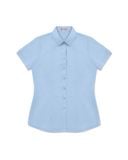  Áo sơ mi nữ sợi tre Merriman mã THWSS020 màu xanh 