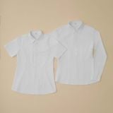  Áo sơ mi nữ màu trắng Merriman mã THWSS025 chống bám bẩn thông minh 