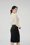  Chân váy nữ bút chì Merriman mã THWSK06 màu đen 