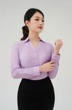  Áo sơ mi nữ công sở dài tay Merriman mã THWSL019 màu PURPLE 