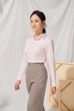  Áo sơ mi nữ dài tay thoáng mát Merriman mã THWSL011 màu Pink 