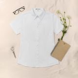  Áo sơ mi nữ trắng công sở Merriman mã THWSS022 