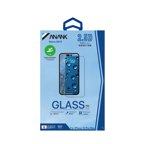  Kính cường lực trong suốt Anank 3D cho iPhone 16 Series 
