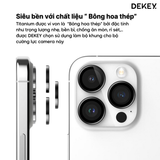  Viền Lens Camera iPhone 16 Series Dekey 3D Master Glass 
