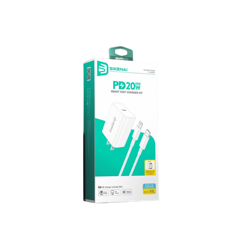  Bộ cốc sạc kèm dây sạc nhanh Type C to Lightning SIKENAI PD 20W - PD -16L 