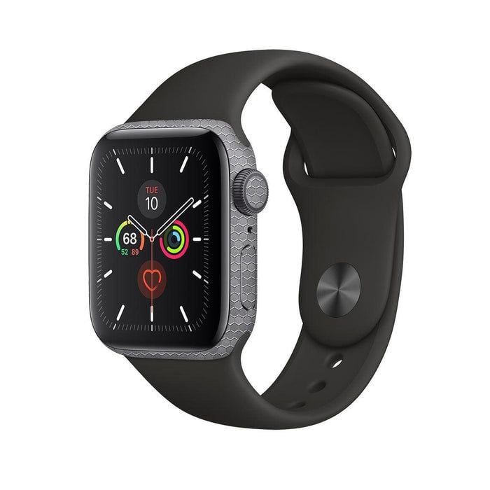  Skin Apple Watch Silver Gray Honeycomb 