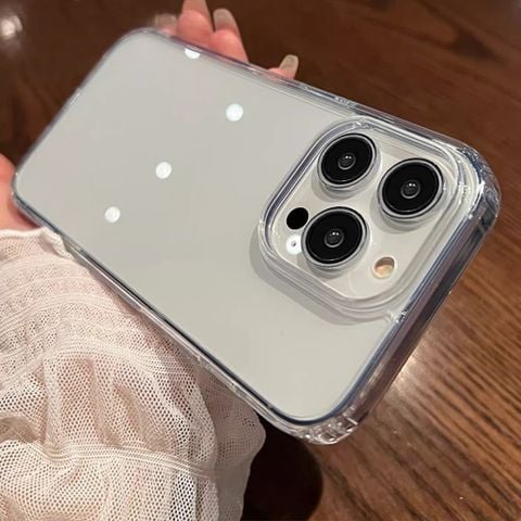  Ốp lưng trong suốt iPhone 16 Series TPU cứng 