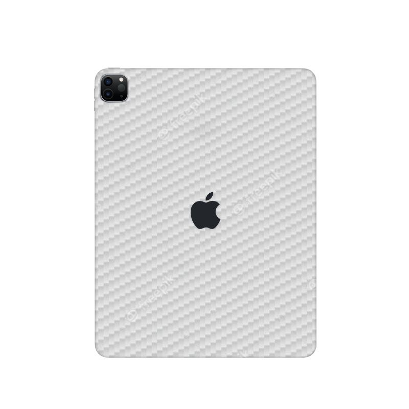  Skin iPad White Carbon Fiber 