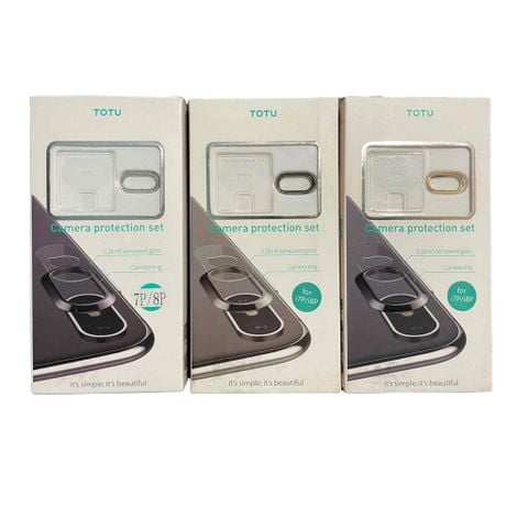  Bộ viền và kính cường lực Camera iPhone 7 Plus / 8 Plus Totu 