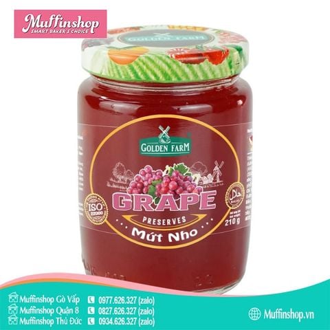 Mứt Golden Farm 210gr NHO - 12h/T