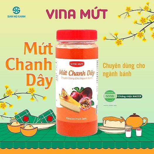 Mứt Chanh Dây Vina chuyên bánh - 650gr