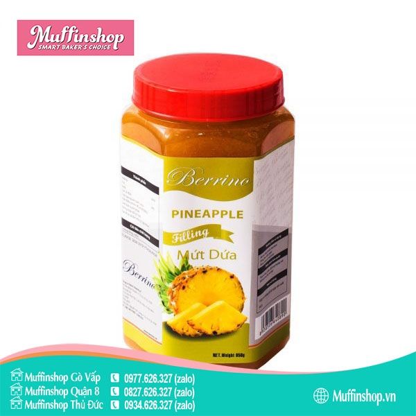 Mứt Berrino DỨA THƠM 950gr - 15h/T